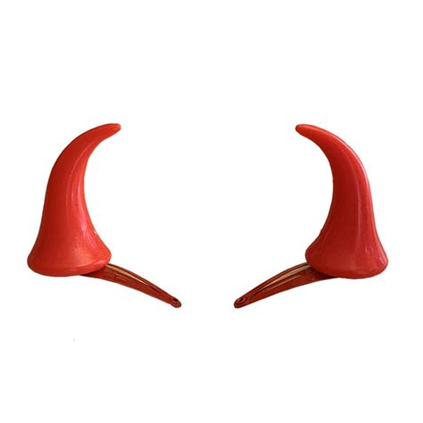 devil hair clips|devil horn clips for hair.